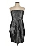 Ya Metallic Silver Cocktail Dress Size L - photo 1