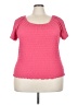 Lane Bryant Pink Short Sleeve Top Size 22 - 24 Plus - photo 1