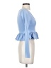 Forever 21 Blue Long Sleeve Top Size S - photo 4