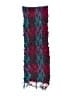 Just Be... 100% Polyester Burgundy Blue Scarf One size - photo 2