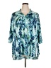 Women With Control Teal 3/4 Sleeve Blouse Size 2X (petite) - photo 1