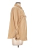 Love Potion 100% Polyester Polka Dots Tan Long Sleeve Blouse Size L - photo 4
