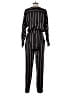 Maje 100% Viscose Stripes Black Jumpsuit Size Med (2) - photo 2