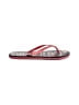 California Waves Red Pink Flip Flops Size 6 - 7 - photo 1