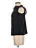 Point Sur 100% Cotton Black Sleeveless Blouse Size XXS - photo 5