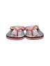 California Waves Red Pink Flip Flops Size 6 - 7 - photo 2