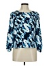 Lovers + Friends 100% Polyester Blue 3/4 Sleeve Blouse Size M - photo 1