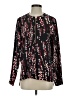 Halston 100% Polyester Black Long Sleeve Blouse Size S - photo 1