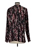 Halston 100% Polyester Black Long Sleeve Blouse Size S - photo 2