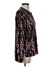 Halston 100% Polyester Black Long Sleeve Blouse Size S - photo 4