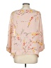 JCPenney 100% Polyester Pink 3/4 Sleeve Blouse Size L - photo 2