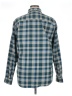 Timberland Checkered-gingham Teal Long Sleeve Button-Down Shirt Size XL - photo 2
