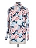 Zara Floral Blue 3/4 Sleeve Blouse Size XS - photo 2