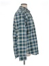 Timberland Checkered-gingham Teal Long Sleeve Button-Down Shirt Size XL - photo 4