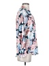 Zara Floral Blue 3/4 Sleeve Blouse Size XS - photo 4
