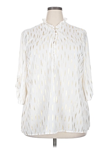 Sara Michelle 3/4 Sleeve Blouse (view 1)