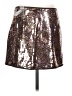 Express Metallic Silver Casual Skirt Size 5 - photo 2