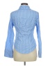 Shein 100% Polyester Stripes Blue Long Sleeve Blouse Size 6 - photo 2