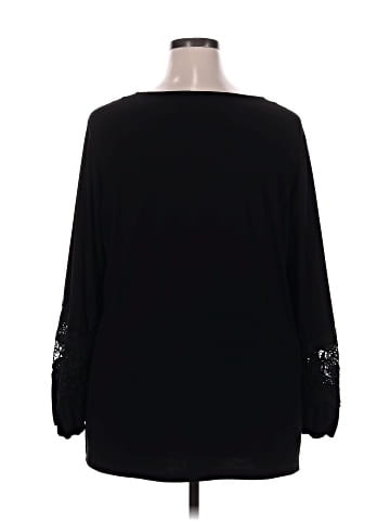 Dennis by Dennis Basso Long Sleeve Blouse (view 2)