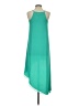 BCBGMAXAZRIA Solid Teal Casual Dress Size XXS - photo 2