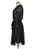 H&M 100% Polyester Stars Black Casual Dress Size 4 - photo 5