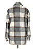 Blank NYC 100% Polyester Plaid Gray Long Sleeve Blouse Size S - photo 2