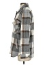 Blank NYC 100% Polyester Plaid Gray Long Sleeve Blouse Size S - photo 5