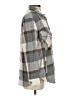 Blank NYC 100% Polyester Plaid Gray Long Sleeve Blouse Size S - photo 4