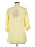 Solitaire 100% Rayon Yellow 3/4 Sleeve Blouse Size M - photo 2