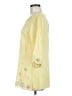 Solitaire 100% Rayon Yellow 3/4 Sleeve Blouse Size M - photo 5