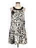 BCBGMAXAZRIA Animal Print Ivory Casual Dress Size XS - photo 1