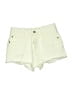 Levi's 100% Cotton White Ivory Denim Shorts Size 24 waist - photo 1