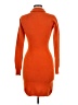 VERTIGO Solid Orange Turtleneck Sweater Size M - photo 2