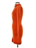 VERTIGO Solid Orange Turtleneck Sweater Size M - photo 5