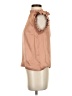 T Tahari 100% Polyester Tan Short Sleeve Top Size S - photo 5