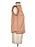 T Tahari 100% Polyester Tan Short Sleeve Top Size S - photo 4