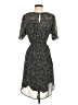 Ann Taylor LOFT 100% Polyester Paisley Black Cocktail Dress Size XS - photo 2