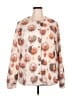 Unbranded 100% Polyester Print Tan Ivory Jacket Size 4X - photo 1
