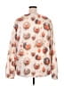 Unbranded 100% Polyester Print Tan Ivory Jacket Size 4X - photo 2