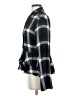 Cloth & Stone Plaid Black Long Sleeve Blouse Size S - photo 5
