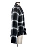 Cloth & Stone Plaid Black Long Sleeve Blouse Size S - photo 4