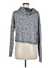 Flirtitude Color Block Gray Pullover Sweater Size M - photo 2