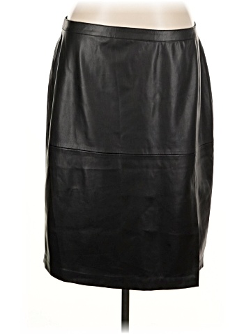 Halogen Faux Leather Skirt (view 1)