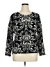 Pierri Paisley Black Cardigan Size 1X (estimated) - photo 1