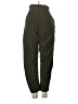 Zara Solid Green Casual Pants Size 00 - photo 2
