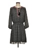 Daniel Rainn 100% Polyester Chevron-herringbone Gray Casual Dress Size S - photo 1