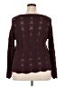 Maurices 100% Polyester Chevron-herringbone Burgundy Pullover Sweater Size XXL - photo 2