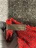 The Limited 100% Polyester Red 3/4 Sleeve Blouse Size XS - photo 8