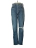 AGOLDE Hearts Blue Jeans Size 24 waist - photo 1
