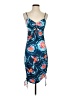 Shein Print Blue Cocktail Dress Size S - photo 1